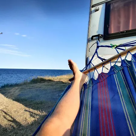 Independent Retro Caravan By The Beach *